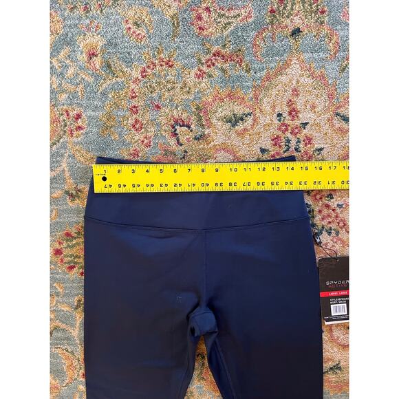 Spyder Athletic Navy Blue Leggings with Back Zipper Pocket - Picture 10 of 14